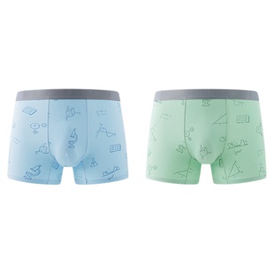 【桑蚕丝】奕时代胖男童大码内裤大童速干透气四角裤5A抑菌平角裤