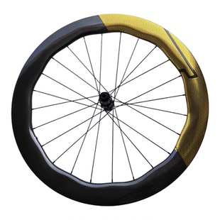 DIY自行车轮组碳纤维前后轮公路车轮圈定制