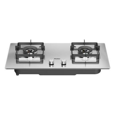 【新品】海尔Q2GE2不锈钢燃气灶煤气灶双灶家用灶台炉灶天然气灶