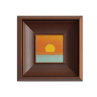 日落】中古风装饰画客厅油画卧室床头画过道走廊书房艺术挂画