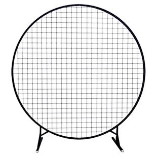 圆形网格展示架幼儿园作品绘画美工区移动架子节日展架金属置物架