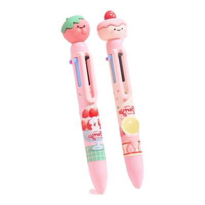 晨光甜莓时光六色圆珠笔绘画书写