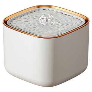 乐乐仕猫咪饮水机泉眼式自动循环流动狗狗喝水器大容量小猫饮水器