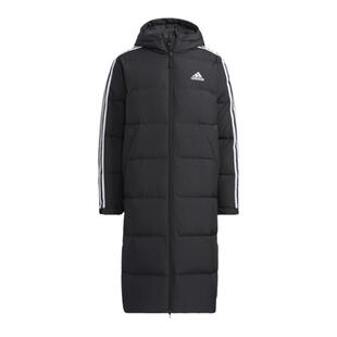 阿迪达斯男装2022冬款户外运动防风保暖长款羽绒服连帽外套HN2099