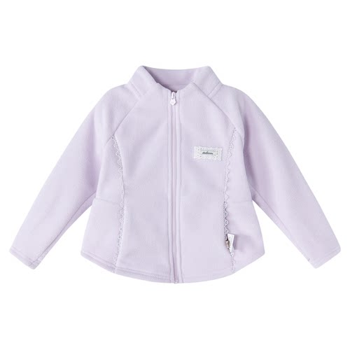 【抗静电】笛莎官方旗舰女童摇粒绒外套春季新款儿童校服神器内胆