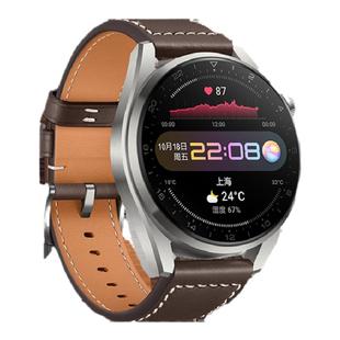 华为原装手表表带watch4/3/GT/GT 4 5 Pro FIT2真皮运动氟橡胶表带时尚款活力版保时捷替换带钢表链配件正品