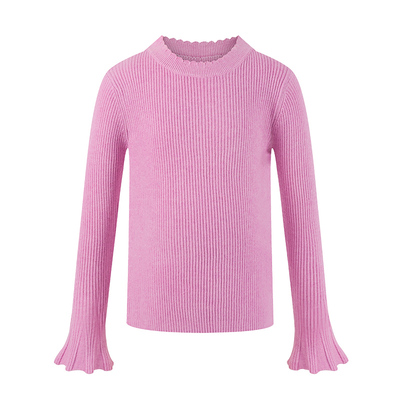 LittleNaive女童喇叭袖打底衫