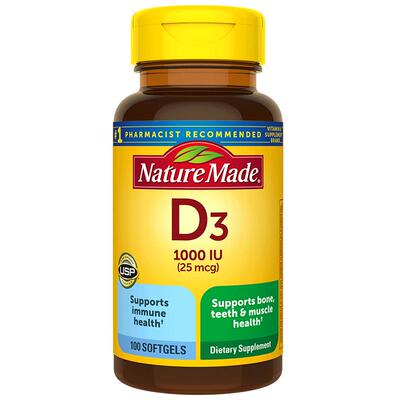 成人活性维生素D1000iu天维美vd3