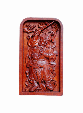 朱砂雷击枣木五雷号令牌吊坠挂件