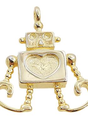 diy卡通纯银项链耳饰挂件小吊坠