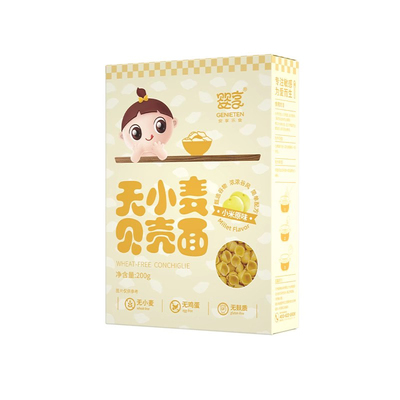 婴享小麦面条贝壳通心粉没有添加