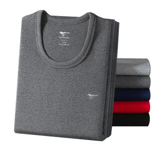 七匹狼秋衣秋裤男士套装纯棉打底100全棉毛衫男款保暖内衣秋冬季