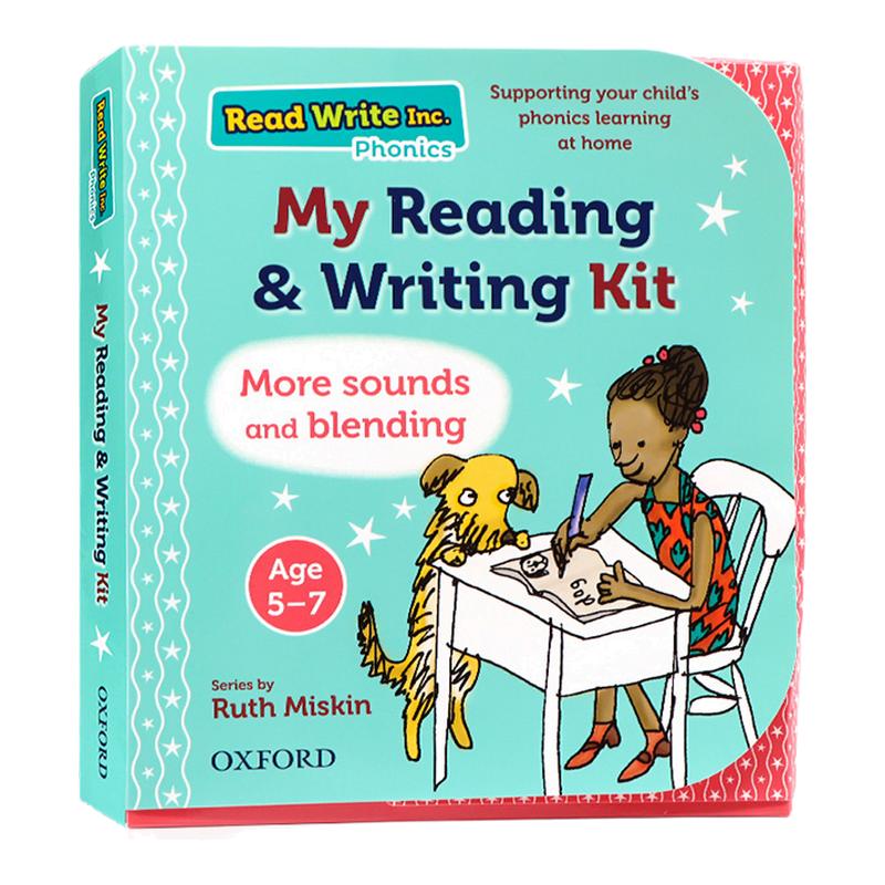 英文原版 Read Write Inc.: My Reading and Writing Kit 牛津自然拼读教材5-7岁 More Sounds and Blending 儿童英语早教启蒙亲子
