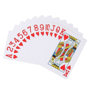 特大字老年人扑克牌超高清超大号养眼护眼打不烂加厚加硬特价批发