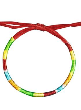 民族风端午节五彩编织手绳