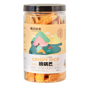 厂家直供  每日良食脆锅巴240g*2罐装 五谷锅巴休闲零食暖味山丘