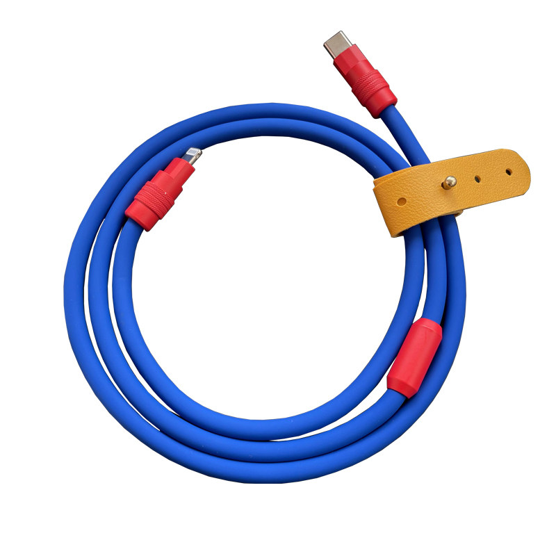 番薯傻瓜 客制化DIY撞色超级快充数据线适用苹果华为小米手机充电