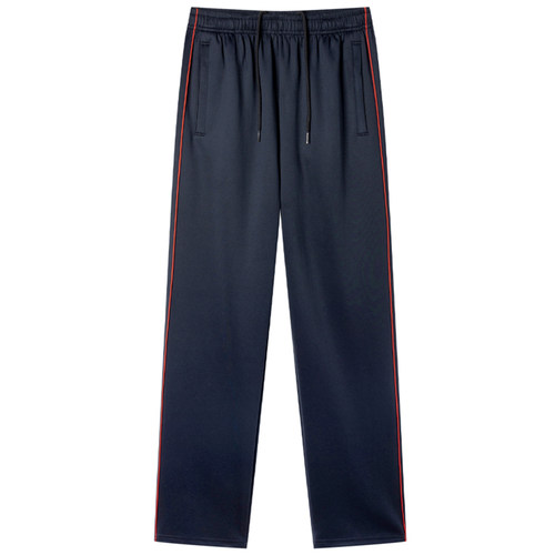 秋冬季校服裤子加绒加厚藏青色初高中小学生一道杠男女校裤羊羔绒