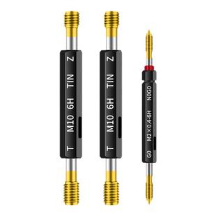 6H镀钛螺纹塞规公制纳米涂层通止螺纹塞规内螺纹粗细牙规量规检具