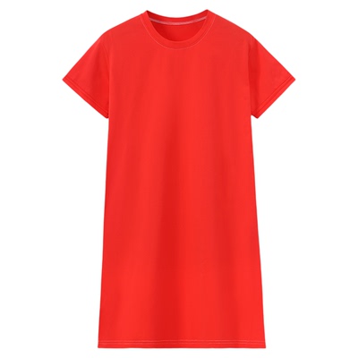 夏季纯棉大码妈妈装薄款短袖睡裙