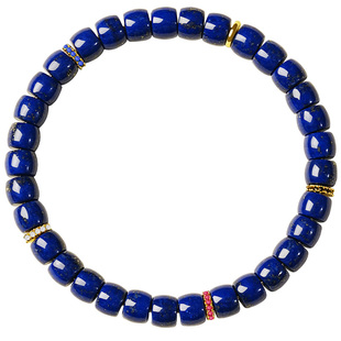 宫里上新青金石手串女款天然帝王青蓝宝石蓝色玉石手链生日礼物