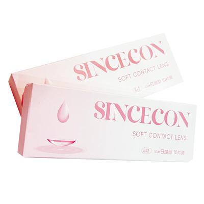 Sincecon透明片B12小粉片日抛一次性隐形眼镜水润透氧三明治工艺