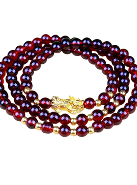 礼品仿黑曜石貔貅红绳手链