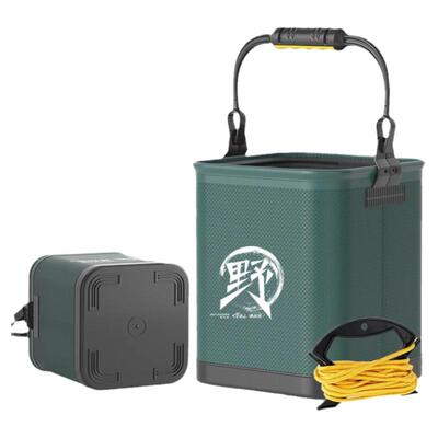 渔战将水桶加厚新款折叠装鱼鱼桶