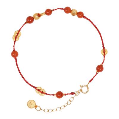 BYROOTS/抱树宝瓶新年红绳本命年红绳女新年生日礼物情人节礼物女