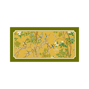 中式花鸟硅藻泥厨房防滑吸水地垫