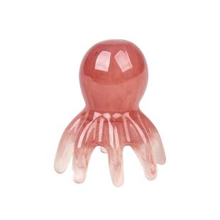 章鱼八爪鱼头部按摩器按摩梳头疗经络疏通神器大齿梳宽齿面部刮痧