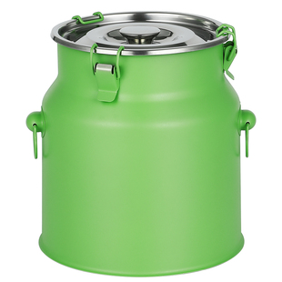 酸奶桶定制颜色LOGO不锈钢密封桶茶叶罐加厚牛奶桶油桶酸奶水果捞