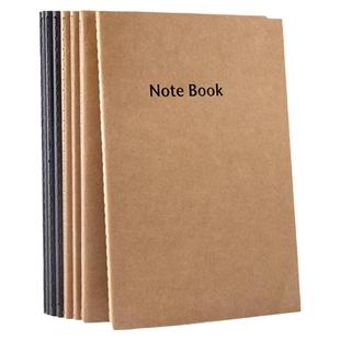 kinbor 广博牛皮纸加厚A5笔记本子简约16K车线缝线B5记事本大学生用草稿小本子软面抄作业本练习本考研用