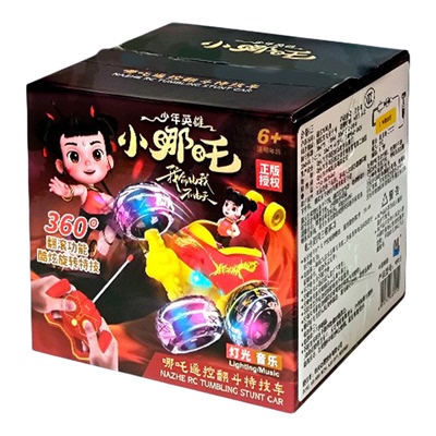 正版哪吒遥控车翻斗车特技翻滚越野车汽车儿童男孩玩具赛车可充电