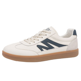 日泰男鞋2025新款鞋子复古休闲德训鞋轻便舒适透气撞色运动板鞋男