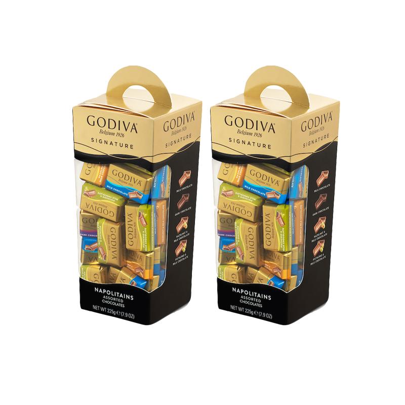 【自营】GODIVA歌帝梵混合四口味排块巧克力225g*2零食糖果进口