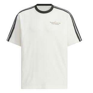 休闲宽松华夫格运动上衣短袖T恤男装夏季adidas阿迪达斯轻运动