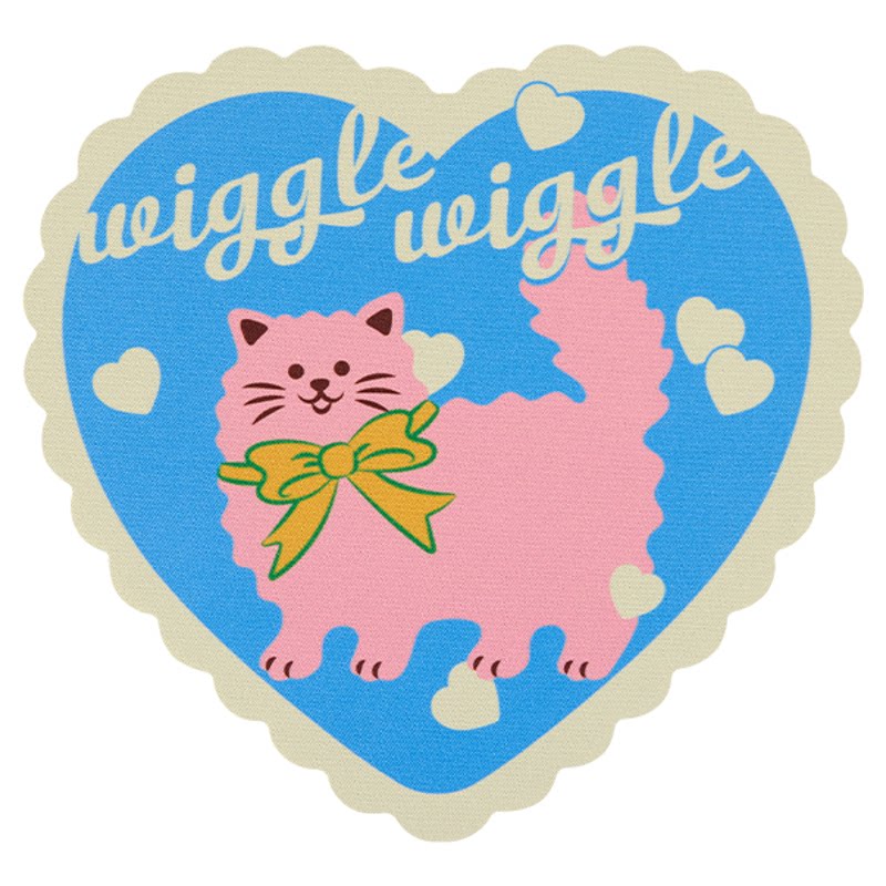 wigglewiggle异型卡通鼠标垫防滑加厚可爱创意ins趣味办公游戏垫