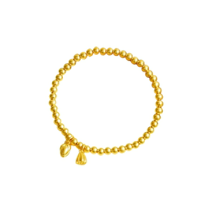 【抢正品】黄金色越南镀金色古法传承手镯两世欢手链久不掉色实心