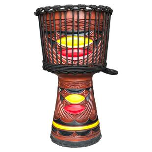 meinl麦尔PVC便携手拍鼓印尼原装进口整木手工羊皮非洲鼓专业演奏