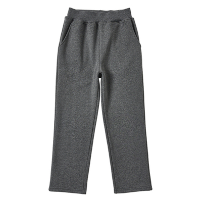 儿童羊羔绒运动裤直筒校服裤子