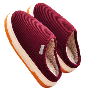 回力官方旗舰店正品棉拖鞋女士冬季室内家居防滑加厚保暖老人鞋子