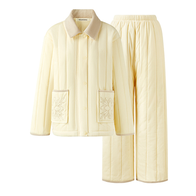 有棵树加绒加厚夹棉女士睡衣