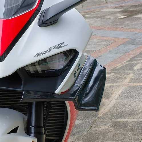 适用凯越450rr风挡竞技改装定风翼入门级v导流板摩托车改装件配件