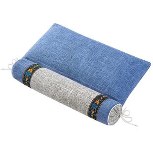 颈椎枕头护颈椎助睡眠艾草荞麦睡觉专用决明子成人男劲椎小圆柱硬