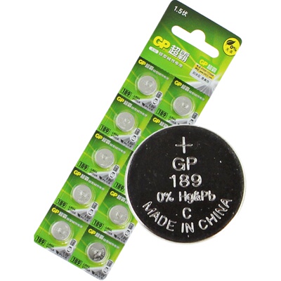 gp超霸gp189纽扣电池手表电池