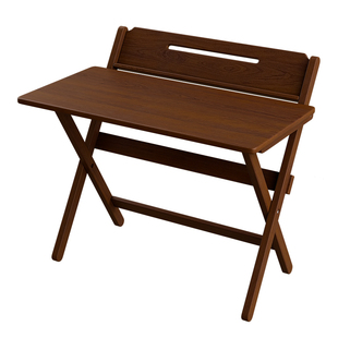 全实木床头小桌子卧室床边桌小户型折叠书桌电脑桌家用学习写字桌