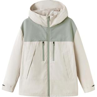 巴拉巴拉童装儿童外套男童春女童拼色防护上衣潮流防泼水透湿户外