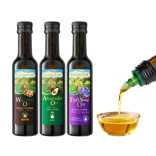 【2件92折】爷爷的农场核桃油亚麻籽油牛油果油橄榄油辅食用油