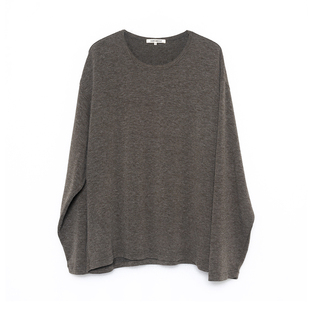 HUNTINGOLD秋冬羊绒手感高品质宽松休闲针织卫衣慵懒打底T恤1533